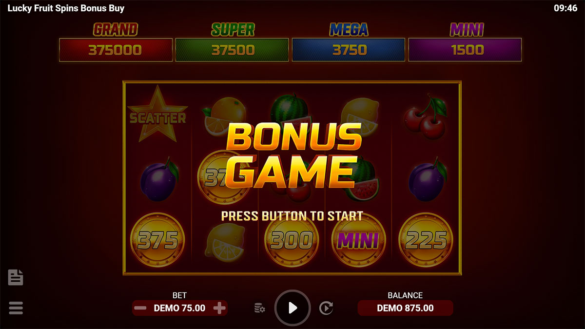  Lucky Fruit Spins Bonus Buy