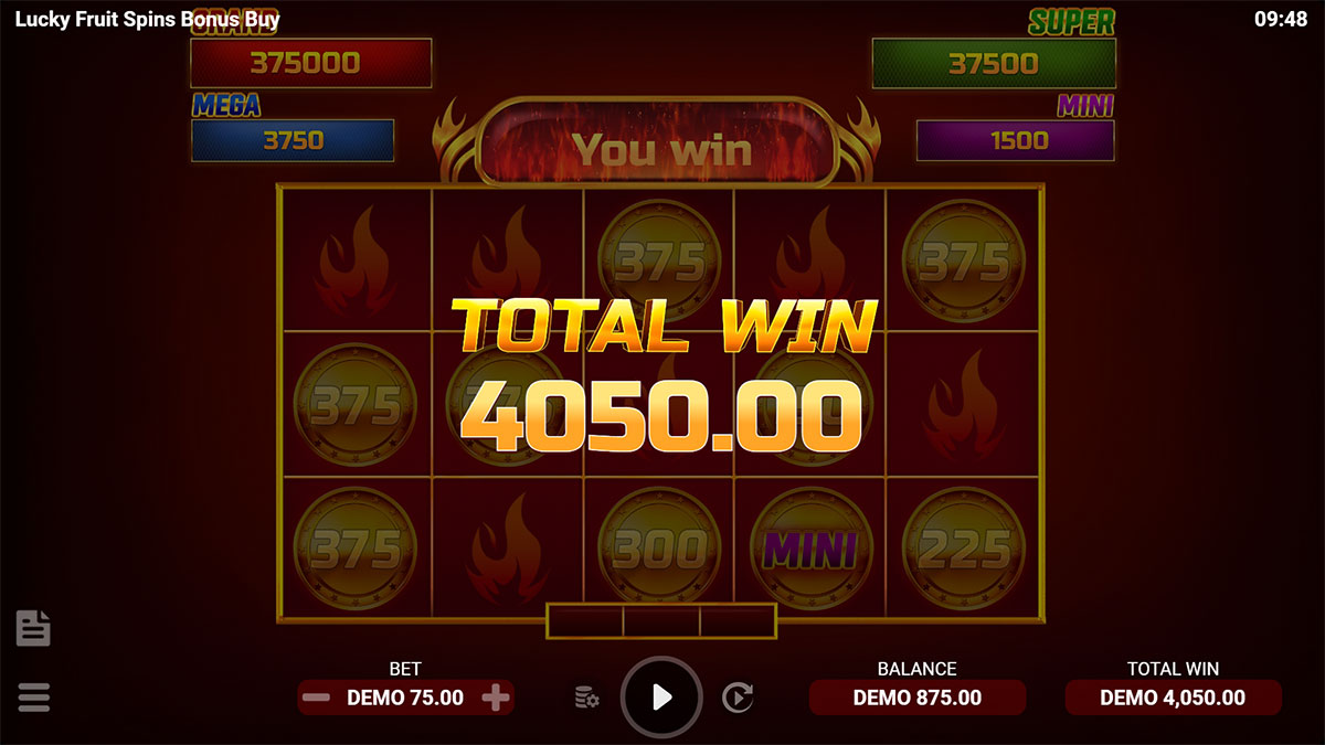  Lucky Fruit Spins Bonus Buy