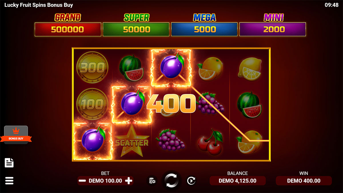  Lucky Fruit Spins Bonus Buy